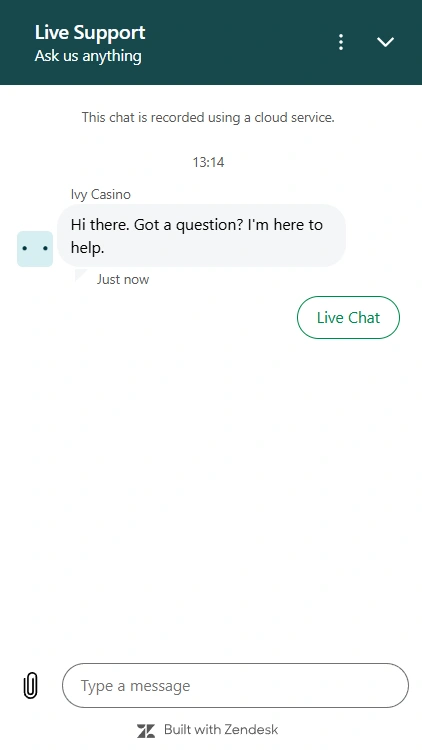 Ivycasino support